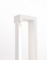 Preview: Nova Luce LINE LED Stehlampe Weiß 27W Warmweiss 24x19x161cm 9117327