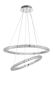 Preview: Nova Luce QUENTIN LED Pendelleuchte Chrom 60W Neutralweiss 120x70cm 9172518