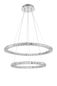 Preview: Nova Luce QUENTIN LED Pendelleuchte Chrom 60W Neutralweiss 120x70cm 9172518