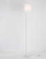 Preview: Nova Luce YAMA Stehlampe E27 Weiß 176x20cm 9180521