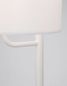 Preview: Nova Luce YAMA Stehlampe E27 Weiß 176x20cm 9180521