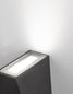 Preview: Nova Luce MILEY LED Wandleuchte Schwarz 7W IP65 Warmweiss 7,4x7,4x13,6cm 9202262