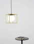 Preview: Nova Luce JULIET Pendelleuchte E14 Gold 18x18x120cm dimmbar 9206401