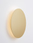 Preview: Nova Luce CYRCLE LED Wandleuchte Gold 12W Warmweiss 22x3,2x22cm 9248156