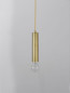 Preview: Nova Luce NORWAY Pendelleuchte E27 Gold 180x4,5cm dimmbar 9287946