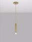 Preview: Nova Luce NORWAY Pendelleuchte E27 Gold 180x4,5cm dimmbar 9287946