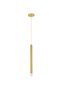 Preview: Nova Luce NORWAY Pendelleuchte E27 Gold 180x4,5cm dimmbar 9287948
