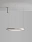 Preview: Nova Luce PERRINE LED Pendelleuchte Silber 40W Warmweiss 150x60cm dimmbar 9345618