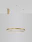 Preview: Nova Luce PERRINE LED Pendelleuchte Gold 40W Warmweiss 150x60cm dimmbar 9345619