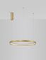 Preview: Nova Luce PERRINE LED Pendelleuchte Gold 40W Warmweiss 150x60cm dimmbar 9345619