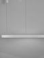 Preview: Nova Luce ELOWEN LED Pendelleuchte Weiß 106W Warmweiss 200x98cm dimmbar 9345667