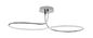 Preview: Nova Luce FUNGO LED Deckenleuchte Chrom 47W Warmweiss 98x39,5x26cm dimmbar 9357085