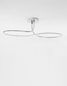 Preview: Nova Luce FUNGO LED Deckenleuchte Chrom 47W Warmweiss 98x39,5x26cm dimmbar 9357085