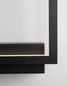 Preview: Nova Luce CORNICE LED Wandleuchte Schwarz 18W Warmweiss 21x6x25cm 9421751