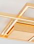 Preview: Nova Luce BILBAO LED Deckenleuchte Blattgold 42W Warmweiss 56x56x8,5cm 9500831