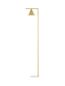 Preview: Nova Luce SWAY Stehlampe E27 Gold 25x35x175cm 9501236