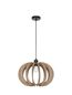 Preview: Nova Luce OTTOLINE Pendelleuchte E27 Braun 126x40cm dimmbar 9620124