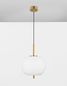Preview: Nova Luce LATO Pendelleuchte E27 Gold 120x30cm dimmbar 9624061