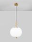 Preview: Nova Luce LATO Pendelleuchte E27 Gold 120x30cm dimmbar 9624061