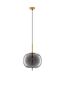 Preview: Nova Luce LATO Pendelleuchte E27 Gold-Rauchig 120x30cm dimmbar 9624079