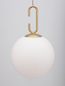 Preview: Nova Luce HOOK LED Pendelleuchte Gold 10,64W Warmweiss 120x18cm 9695224