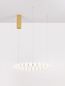 Preview: Nova Luce PERLA LED Pendelleuchte Gold 56W Warmweiss 200x62cm dimmbar 9695230