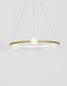 Preview: Nova Luce CELIA LED Pendelleuchte Satin 37W Warmweiss 120x64cm dimmbar 9820600
