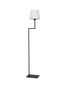 Preview: Nova Luce SAVONA Stehlampe E27 Schwarz 35x18x150cm 9919153