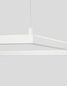 Preview: Nova Luce ETERNA LED Pendelleuchte Weiß 40W Warmweiss 75x75x120cm dimmbar 9990733