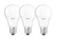 Preview: 3er-Pack Osram Value LED Lampe E27 8.5W Warmweiß 2700K = 60W Glühbirne