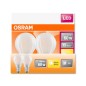 Mobile Preview: 2er Pack Osram LED Lampe Retrofit Classic A FR 7W warmweiss E27 4058075132832 wie 60W