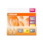 Preview: 2er Pack Osram LED Lampe Retrofit Classic A 4W warmweiss E27 4058075330214 wie 40W