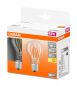 Preview: 2er Pack Osram LED Lampe Retrofit Classic A 4W warmweiss E27 4058075330214 wie 40W
