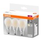 Preview: Osram 3er-Pack E27 LED Birne Base 7,0W 806Lm Glas Warmweiss