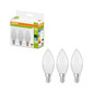 Preview: 3er-Pack OSRAM LED Kerze E14 Classic matt B40 4.9W 470lm Neutralweiss 4000K wie 40W 4099854534225