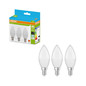 Preview: 3er-Pack OSRAM LED Kerze E14 Classic matt B40 4.9W 470lm Tageslichtweiss 6500K wie 40W 4099854534263