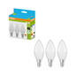Preview: 3er-Pack OSRAM LED Kerze E14 Classic matt B60 7.5W 806lm Tageslichtweiss 6500K wie 60W 4099854534348