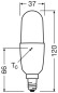 Preview: OSRAM LED Lampe Stabform E14 Stick matt 8.5W 806lm Neutralweiss 4000K wie 60W 4099854535550