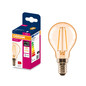 Preview: OSRAM LED Lampe E14 Classic Filament P20 2.5W 200lm Extra-Warmweiss 2400K wie 20W 4099854568046