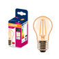 Preview: OSRAM LED Lampe E27 Classic Filament P10 1.1W 80lm Extra-Warmweiss 2400K wie 10W 4099854568664