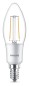 Preview: Philips E14 LED Kerze Filament dimmbar 5W 470Lm warmweiss klar wie 40W Kerzenlampe