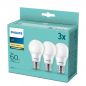 Mobile Preview: 3er-Set Philips LED Birne 8W warmweiss E27 8718699775490