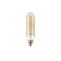 Preview: Philips Giant T65 Gold Röhre Amber LED Lampe E27 dimmbar 7W 470lm extra-warmweiss 1800K wie 40W