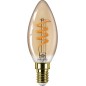 Preview: Philips Gold-Design Deko Filament LED Kerze E14 dimmbar 2,5W 136lm extra-warmweiss 1800K wie 15W