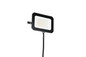 Preview: Reality R23346232 Funchal LED Wandleuchte 30W Schwarz Matt IP65 neutralweiss