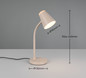 Preview: Reality R55831143 Pongo LED Tischleuchte 4,5W Warm Beige warmweiss