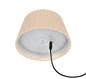 Preview: Reality R57706166 Suarez LED Tischleuchte 1,5W ⌀13,5cm dimmbar Sand IP44 warmweiss