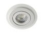 Preview: SOIXX Ausgleichsring für Einbaustrahler Downlight 100 68 mm Weiß