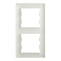 Preview: Schneider Electric ASFORA 2-Fach Rahmen Vertikal weiss EPH5810221D