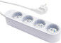 Preview: Shelly Power Strip 4 Gen4 - Smarte Steckdosenleiste 4-fach, Weiß WLAN, BT, Zigbee, Matter